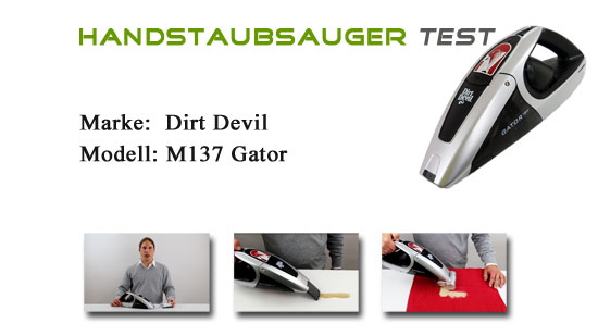 Handstaubsauger Test Dirt Devil M137 Gator
